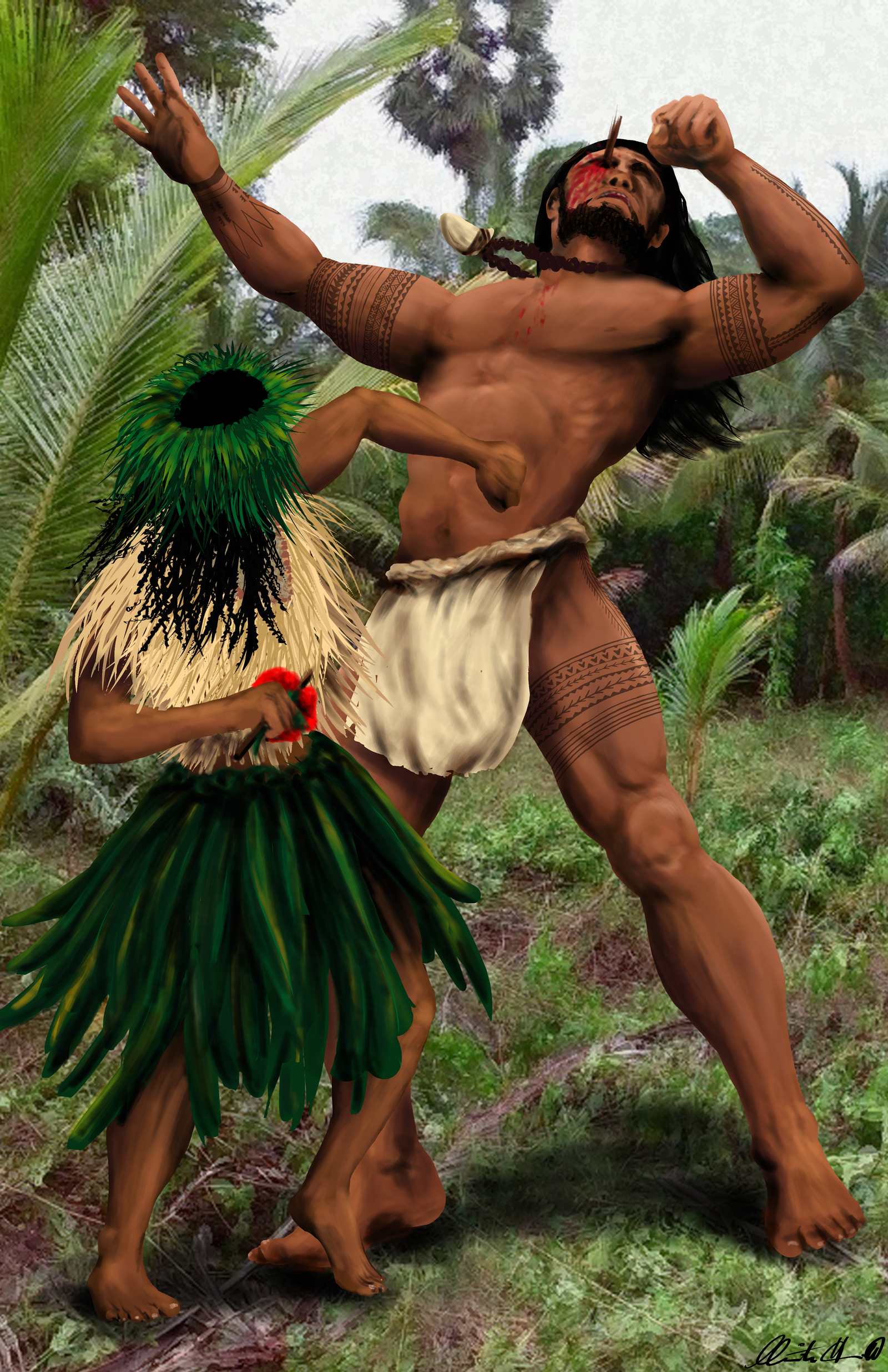 Cook Islands Art by Clinton Hewett | Pukenga e Tairi-te-Rangi