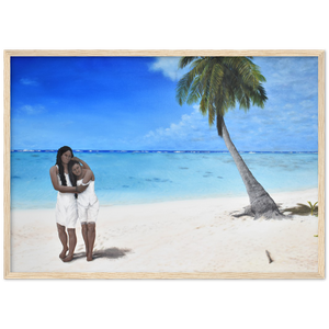 Wooden Framed Poster | Castaway Princesses