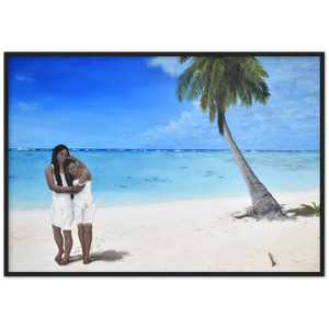 Wooden Framed Poster | Castaway Princesses