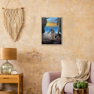 Wooden Framed Poster | Ripo of Manuae
