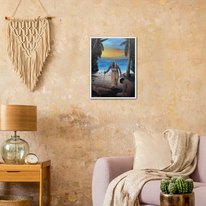 Wooden Framed Poster | Ripo of Manuae