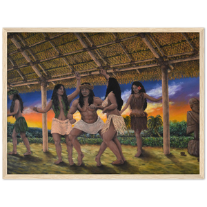 Wooden Framed Poster | Otaua e Hikaroa