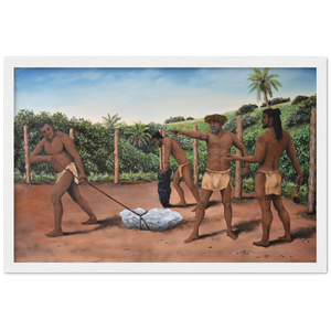 Wooden Framed Poster | Te Are Karioi