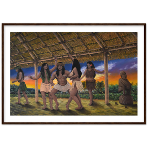 Wooden Framed Poster | Otaua e Hikaroa