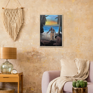 Wooden Framed Poster | Ripo of Manuae