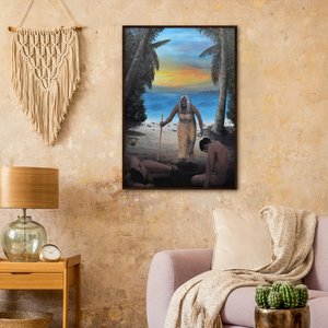 Wooden Framed Poster | Ripo of Manuae