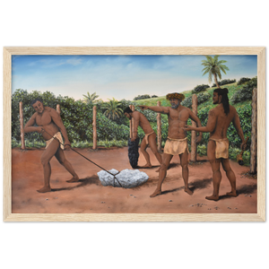 Wooden Framed Poster | Te Are Karioi