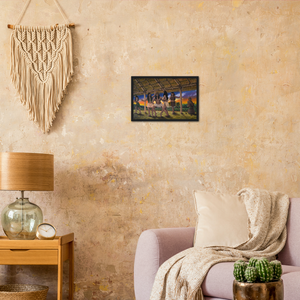 Wooden Framed Poster | Otaua e Hikaroa