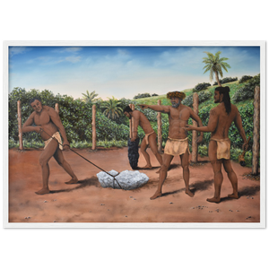 Wooden Framed Poster | Te Are Karioi