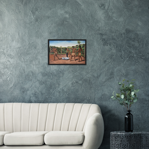 Wooden Framed Poster | Te Are Karioi
