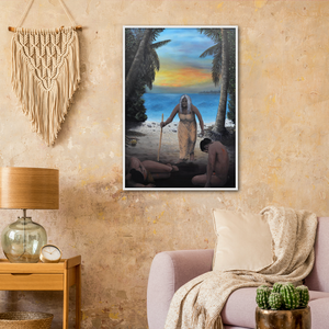 Wooden Framed Poster | Ripo of Manuae