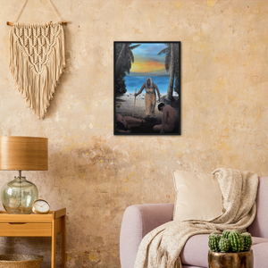 Wooden Framed Poster | Ripo of Manuae