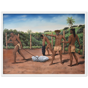 Wooden Framed Poster | Te Are Karioi