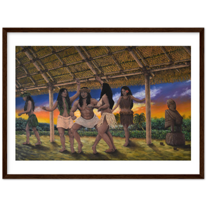 Wooden Framed Poster | Otaua e Hikaroa