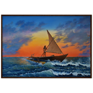 Wooden Framed Poster | Ruatapu Arrives