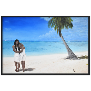 Wooden Framed Poster | Castaway Princesses
