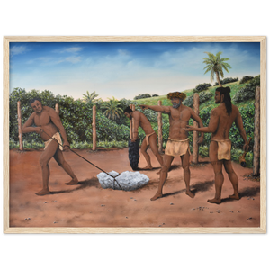 Wooden Framed Poster | Te Are Karioi