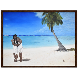 Wooden Framed Poster | Castaway Princesses