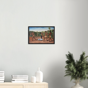 Wooden Framed Poster | Te Are Karioi