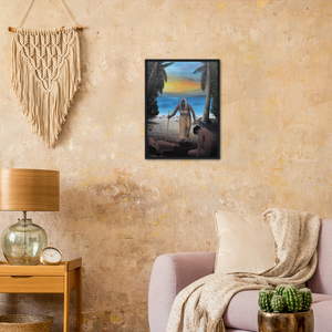 Wooden Framed Poster | Ripo of Manuae