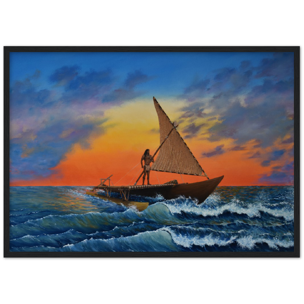 Wooden Framed Poster | Ruatapu Arrives