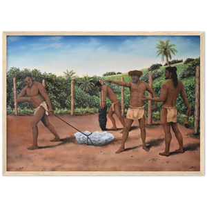 Wooden Framed Poster | Te Are Karioi