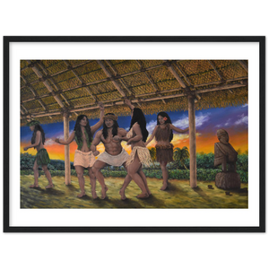 Wooden Framed Poster | Otaua e Hikaroa