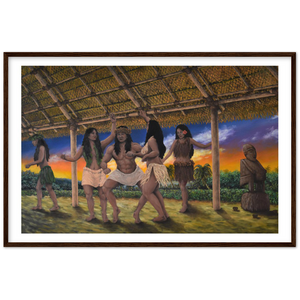 Wooden Framed Poster | Otaua e Hikaroa