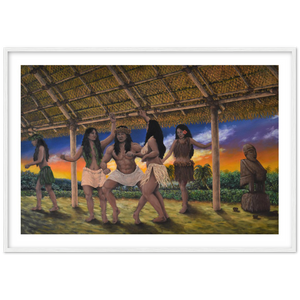 Wooden Framed Poster | Otaua e Hikaroa