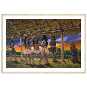 Wooden Framed Poster | Otaua e Hikaroa